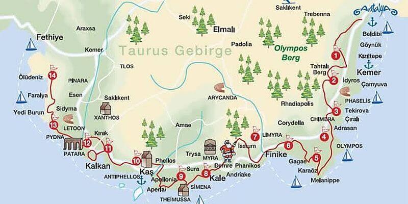 Likya Yolu Rehberi: Türkiye'nin En Muhteşem Yürüyüş Rotası ve Likya Yolu Turları